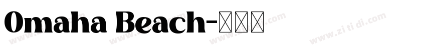 Omaha Beach字体转换
